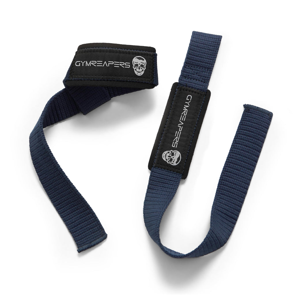 Gymreapers Lifting Wrist Straps for Weightlifting, Bodybuilding, Powerlifting, Strength Training, & Deadlifts - Padded Neoprene with 18 inch Cotton