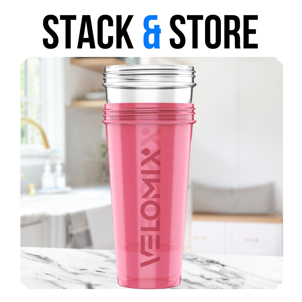 VELOMIX -2 Pack- 28 oz Protein Shaker Bottles for Protein Mixes - 2x Wire Whisk | Leak Proof Shaker Cups for Protein Shakes | Protein Shaker Bottle Pack (Black/Transparent)