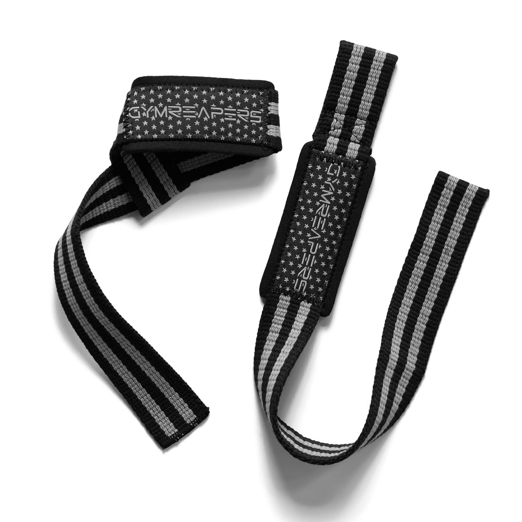 Gymreapers Lifting Wrist Straps for Weightlifting, Bodybuilding, Powerlifting, Strength Training, & Deadlifts - Padded Neoprene with 18 inch Cotton