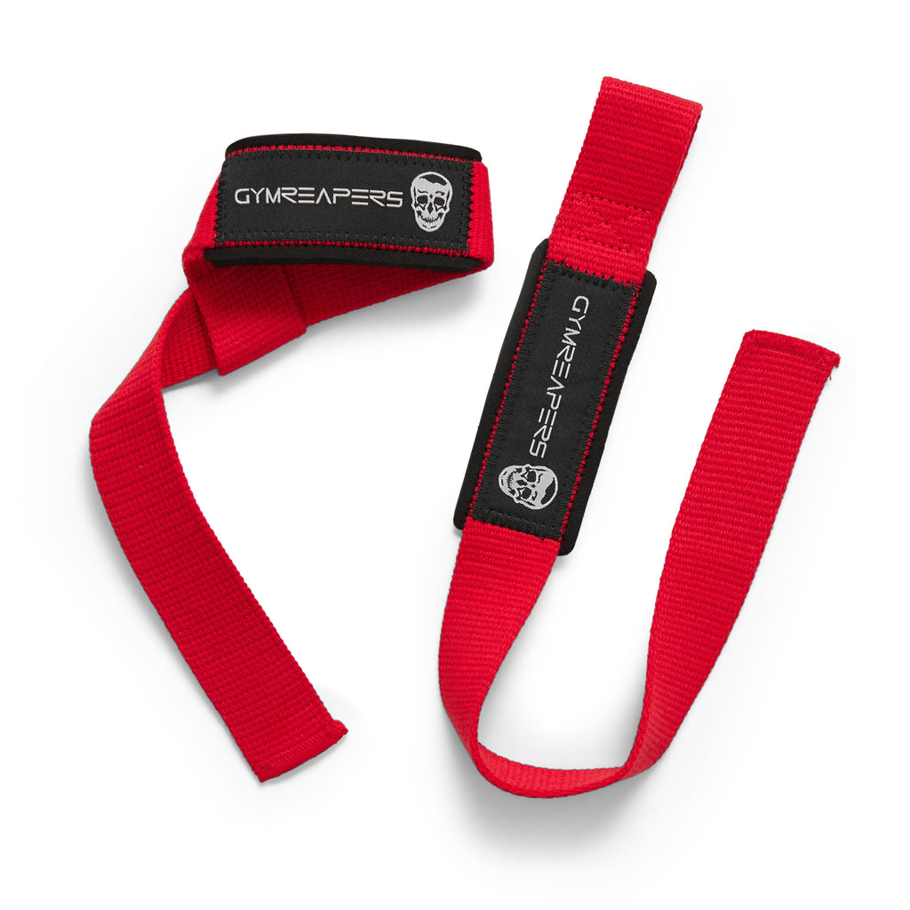 Gymreapers Lifting Wrist Straps for Weightlifting, Bodybuilding, Powerlifting, Strength Training, & Deadlifts - Padded Neoprene with 18 inch Cotton