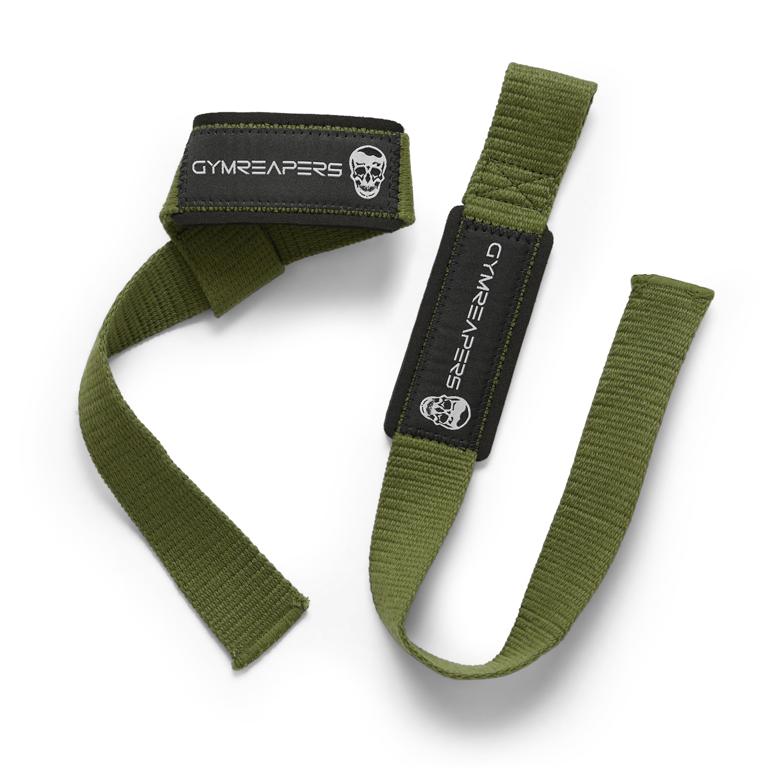 Gymreapers Lifting Wrist Straps for Weightlifting, Bodybuilding, Powerlifting, Strength Training, & Deadlifts - Padded Neoprene with 18 inch Cotton