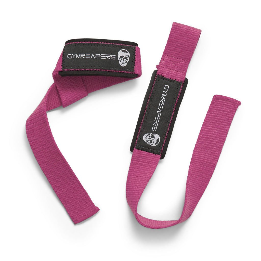 Gymreapers Lifting Wrist Straps for Weightlifting, Bodybuilding, Powerlifting, Strength Training, & Deadlifts - Padded Neoprene with 18 inch Cotton
